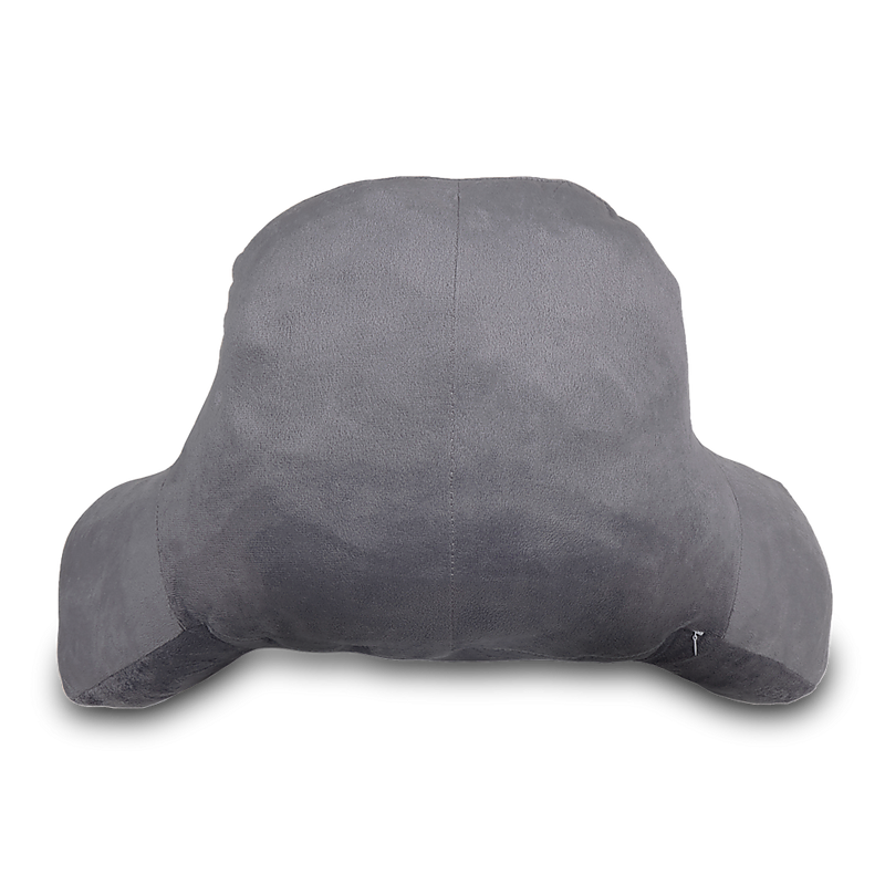 52cm Reading Pillow Back Rest with Arm Support Cushion – Dark Grey