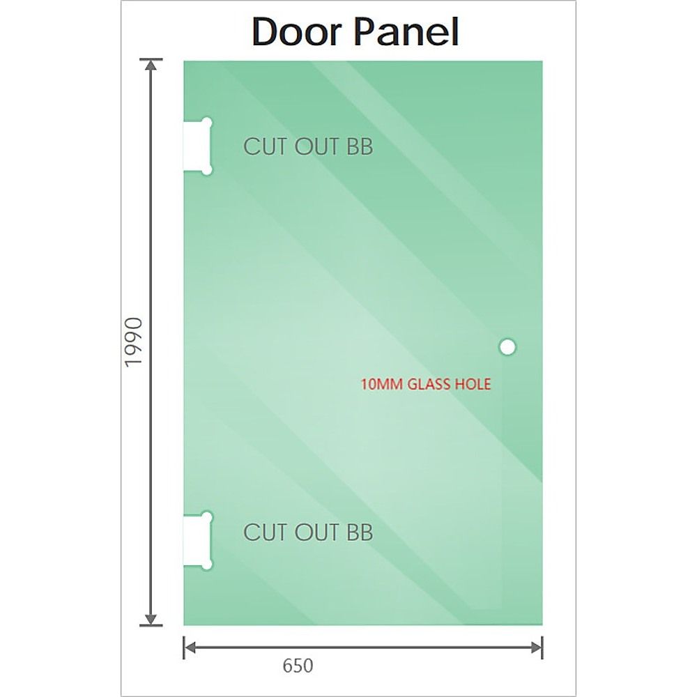 Della Francesca 120 × 100 cm Corner Shower Screen – Chrome, Square Knob Handle