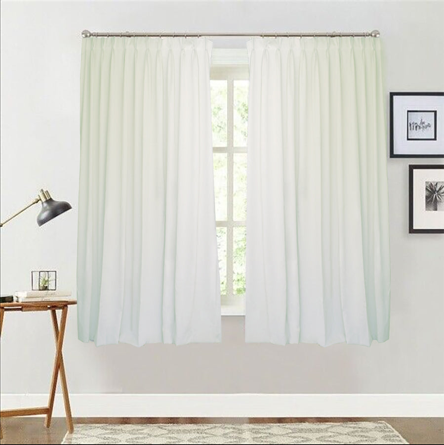 Milk White Curtain 130 × 160 cm PINCH PLEAT High Level Fabric 1 Panel for wall