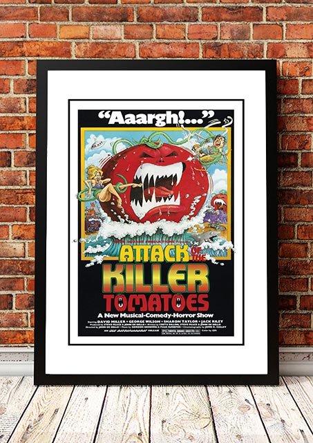 Attack of the Killer Tomatoes' Cult Movie Poster – Framed A3 Print