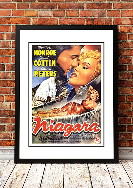 Marilyn Monroe ‘Niagara’ Movie Poster – Framed A3 Print
