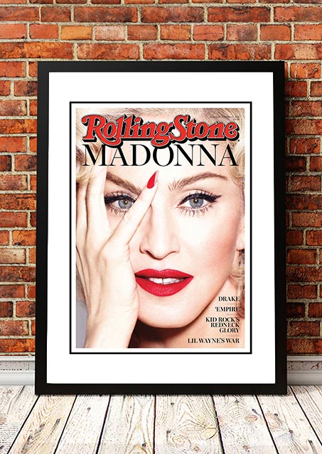 Madonna' Rolling Stone Magazine Cover – Framed A2 Print